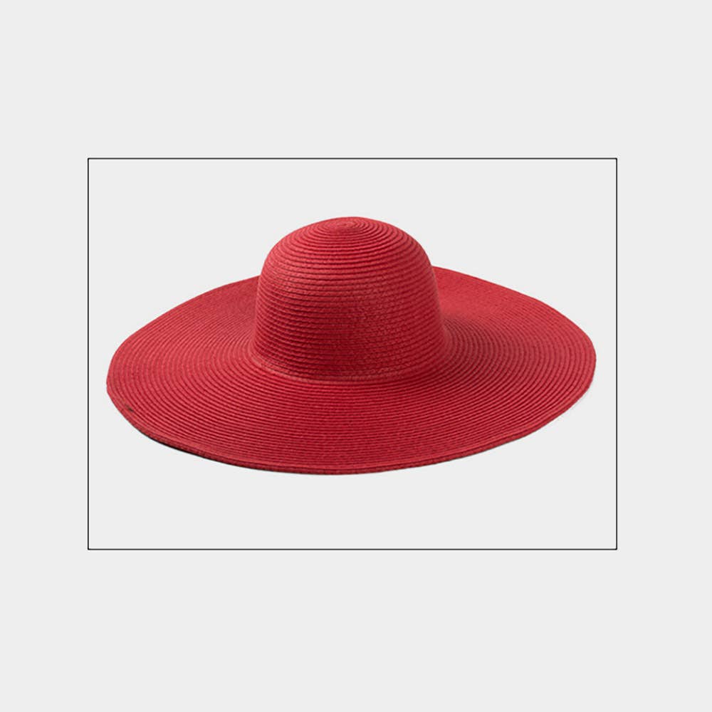 Solid Straw Sun Hat
: Beige