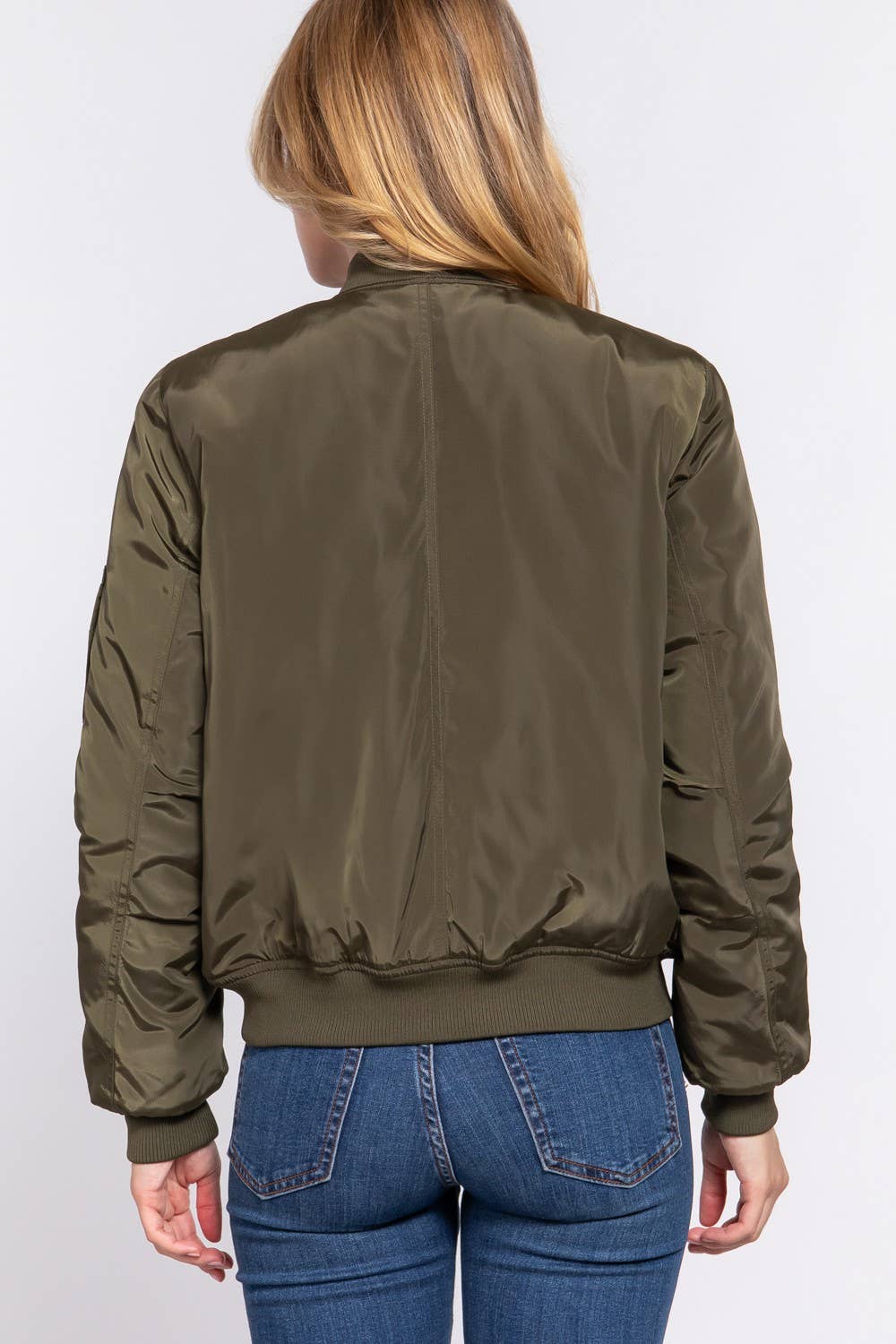 Olive Bomber Jacket