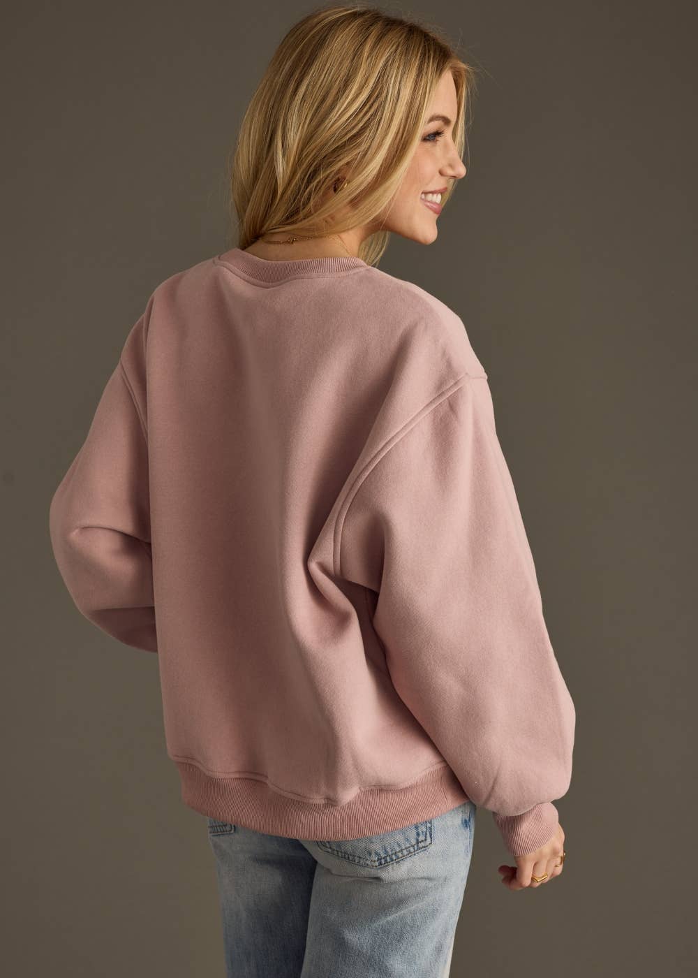 Panache Apparel Dusty Pink Beach Sweatshirt