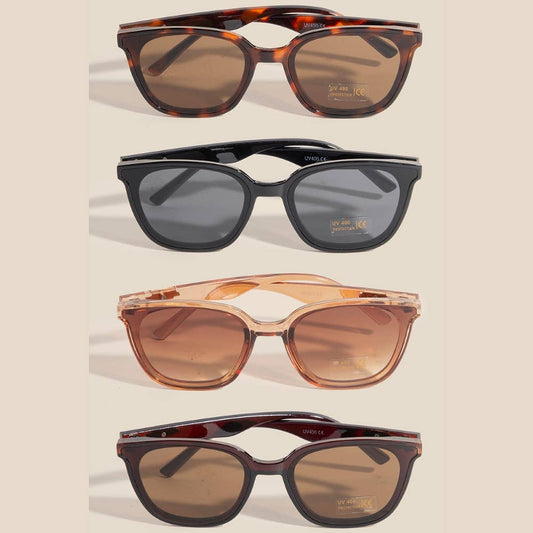 Simple Square Frame Sunglasses