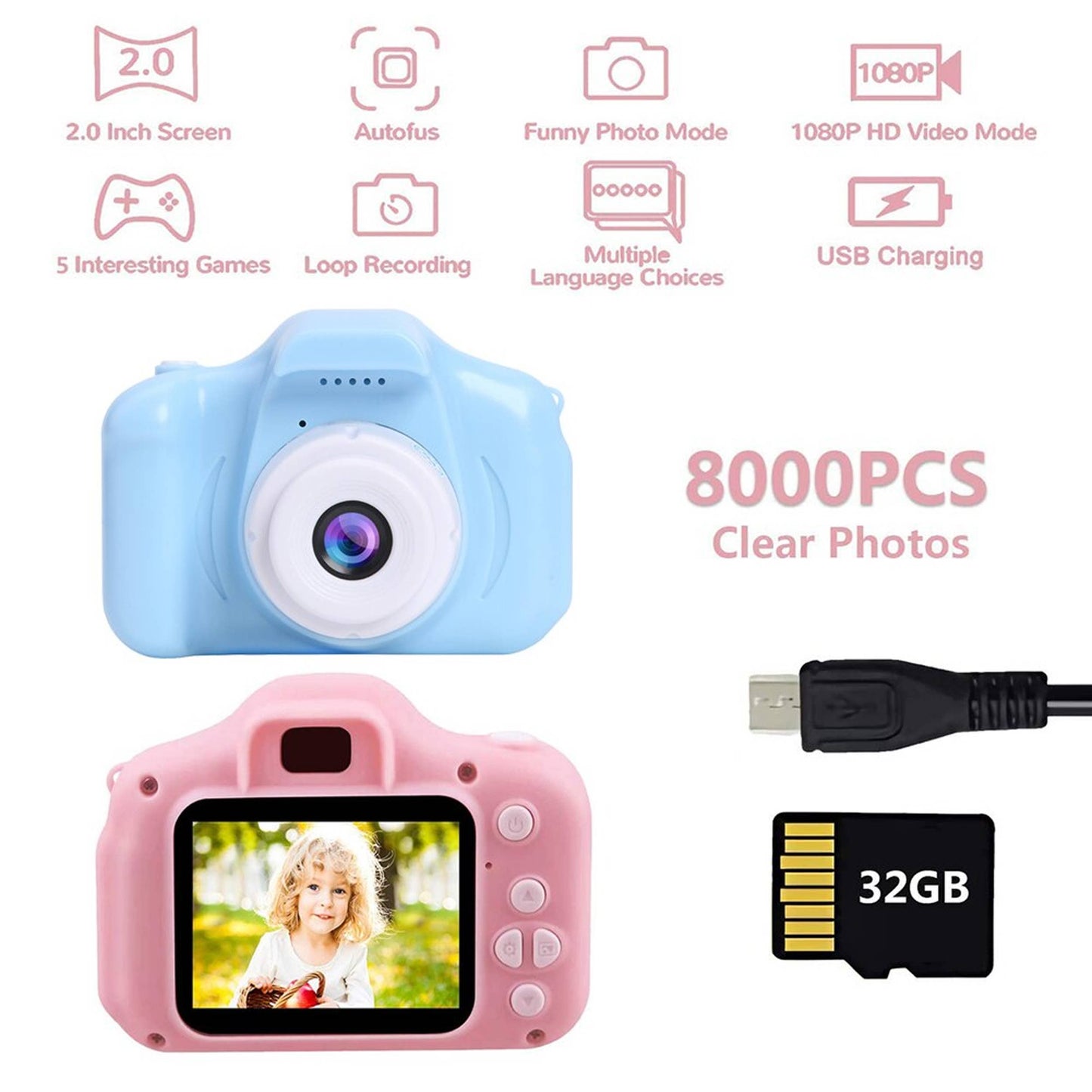 Digital Video Recorder Christmas Camera Kids Toys