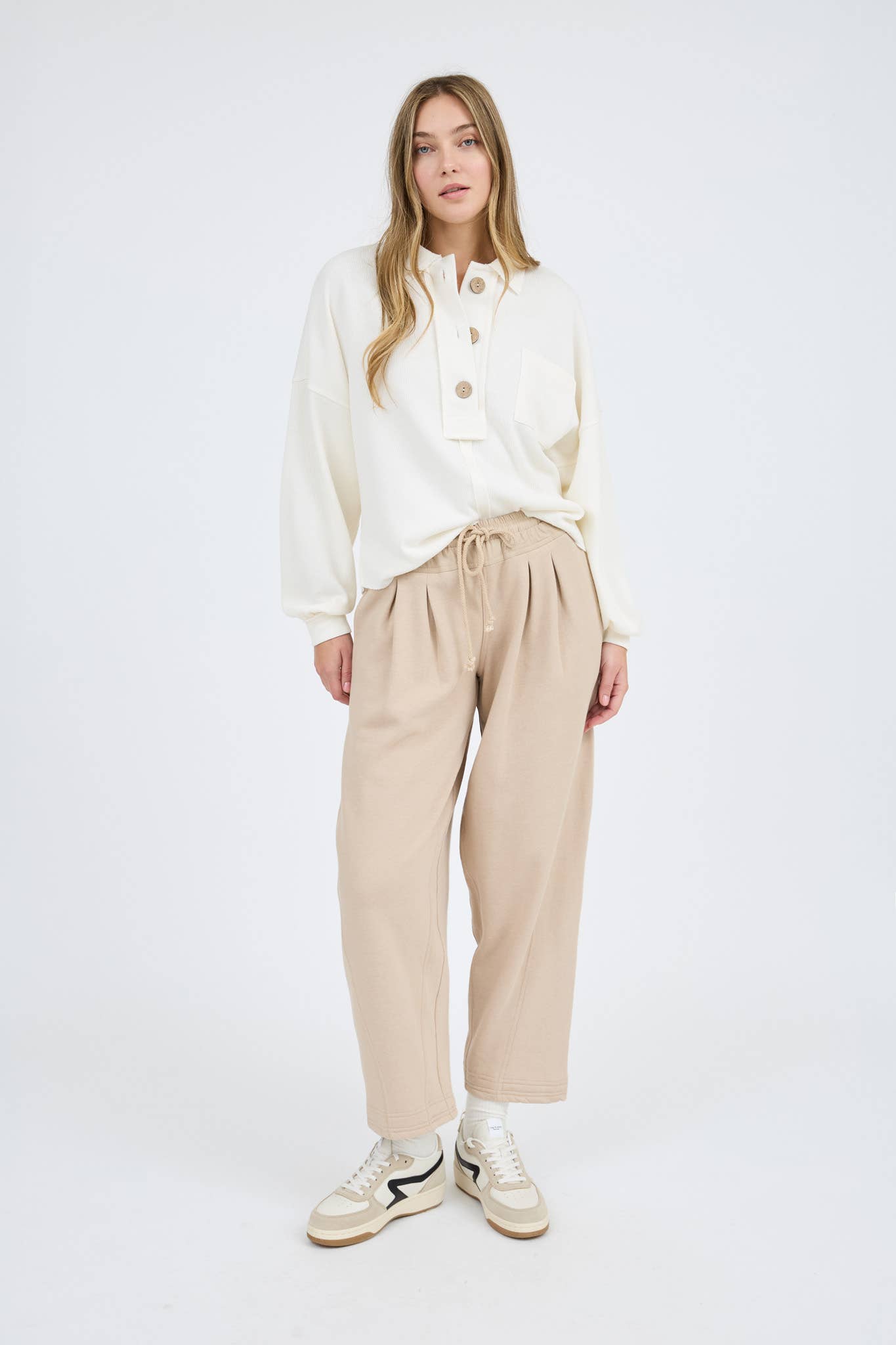 Off White Raw Edge Soft Knit Top