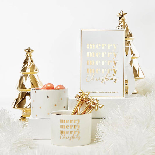 Gold Ceramic Christmas Tree