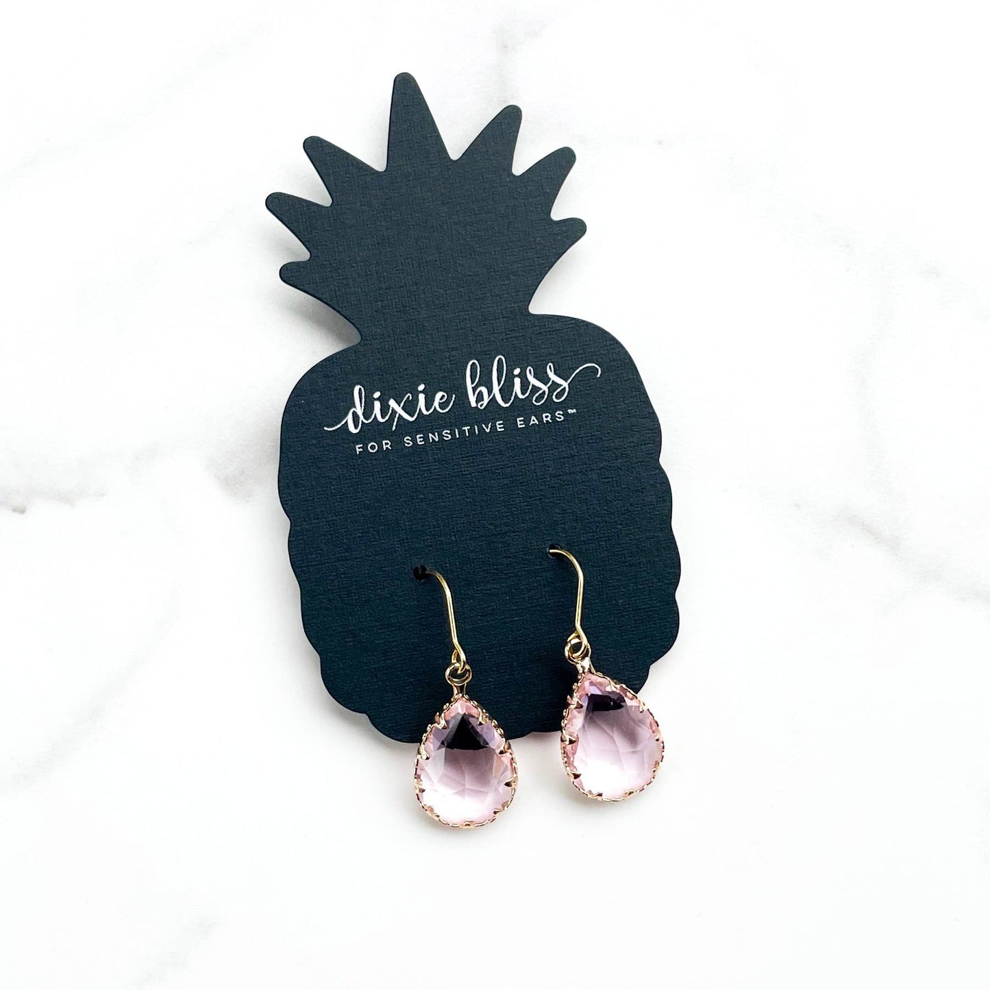 Merit in Ballet Pink Teardrop Earrings