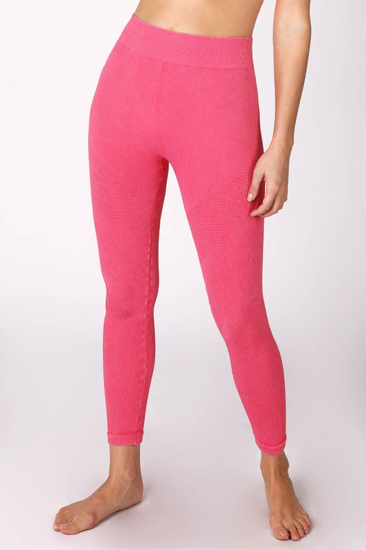 Nikibiki Premium  Moto Jeggings: Vintage Hot Pink