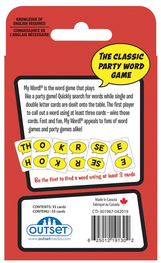My Word! – The Fast-Paced Word Spotting Card Game!