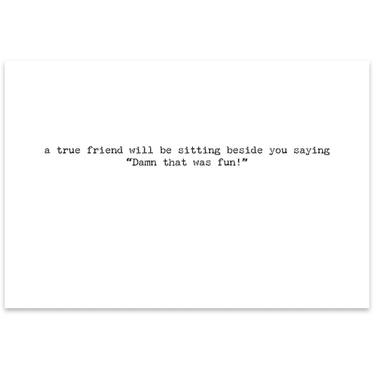 That Was Fun Greeting Card