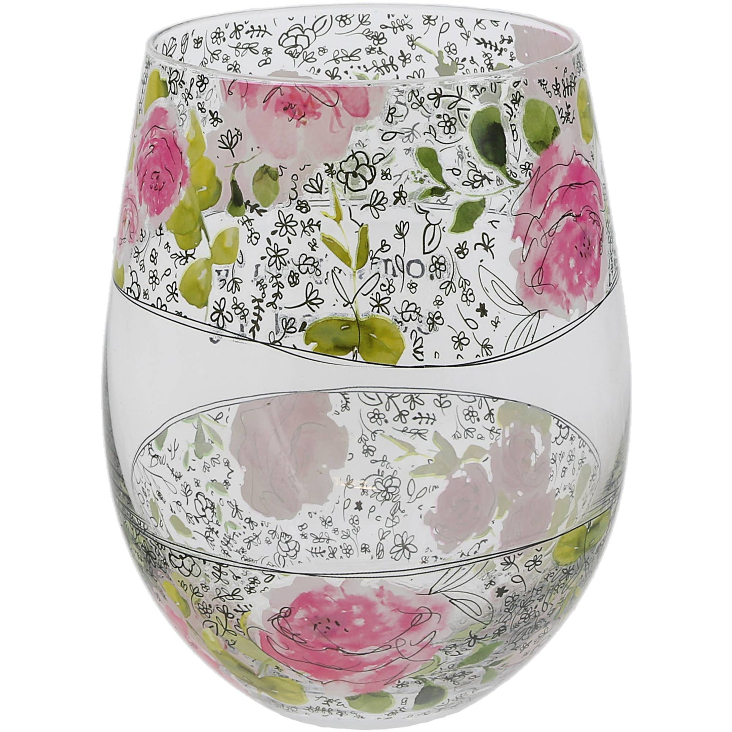 Mom - 18 oz Stemless Wine Glass