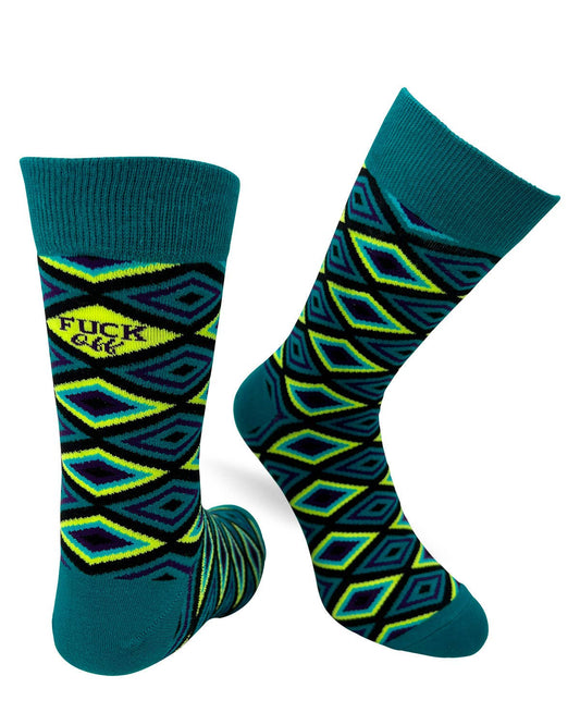 F..k Off Men's Novelty Crew Socks