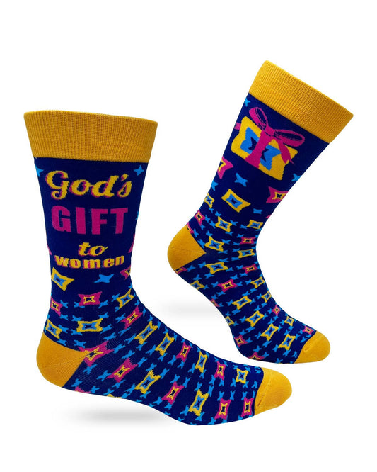 God’s Gift to Women Men's Novelty Crew Socks