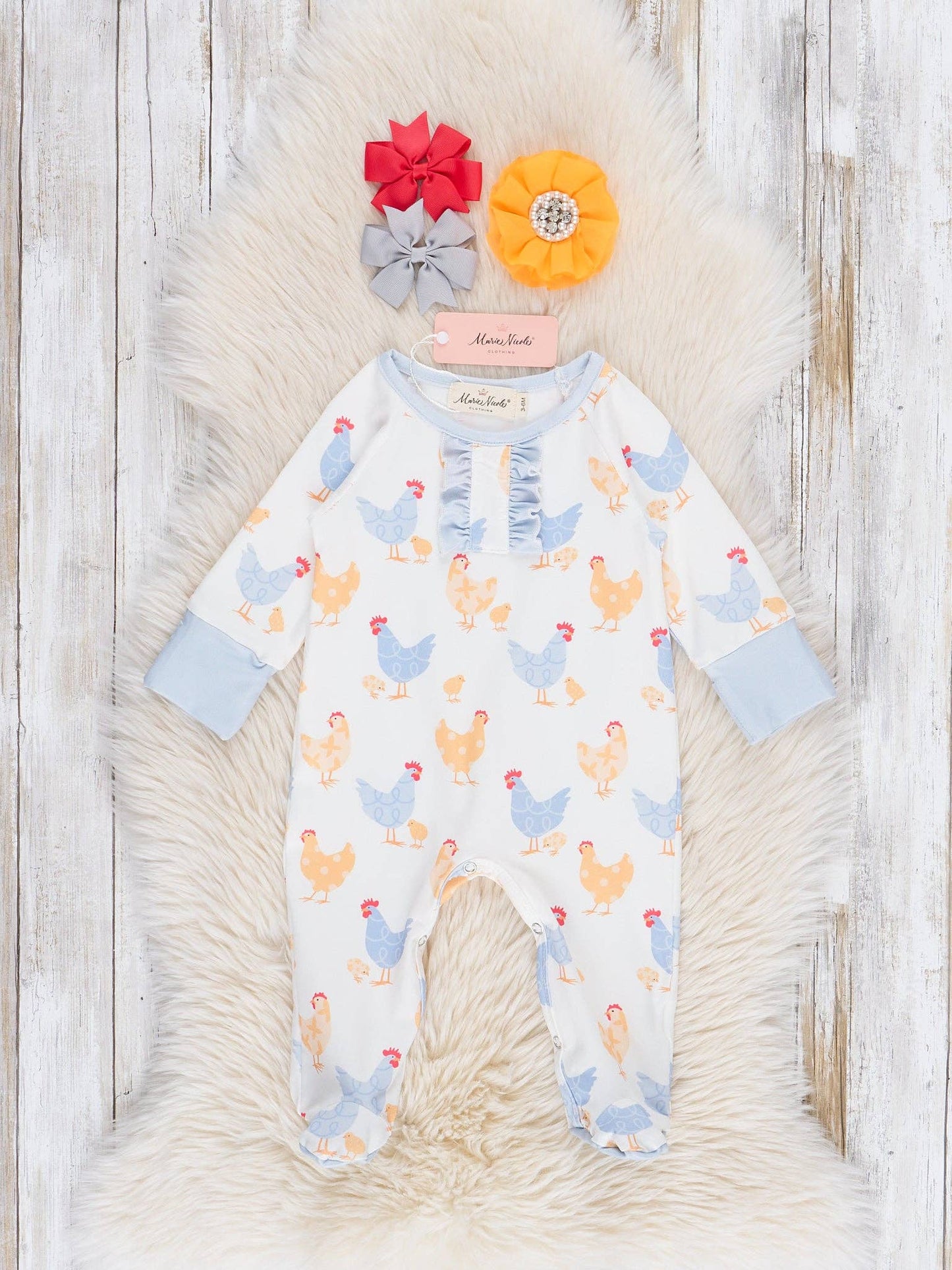 Cozy Little Chick Sleeper Pajamas 18-24 Months