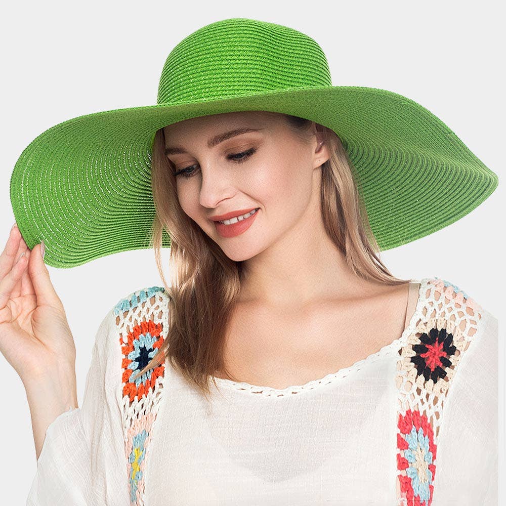 Solid Straw Sun Hat
: Beige