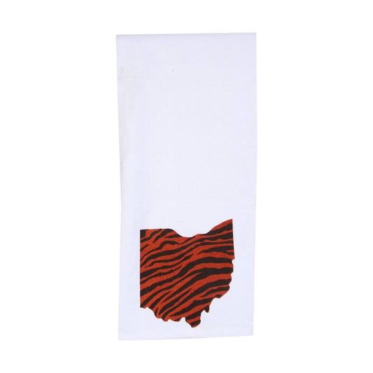 Ohio Shape Stripe Tea Towel