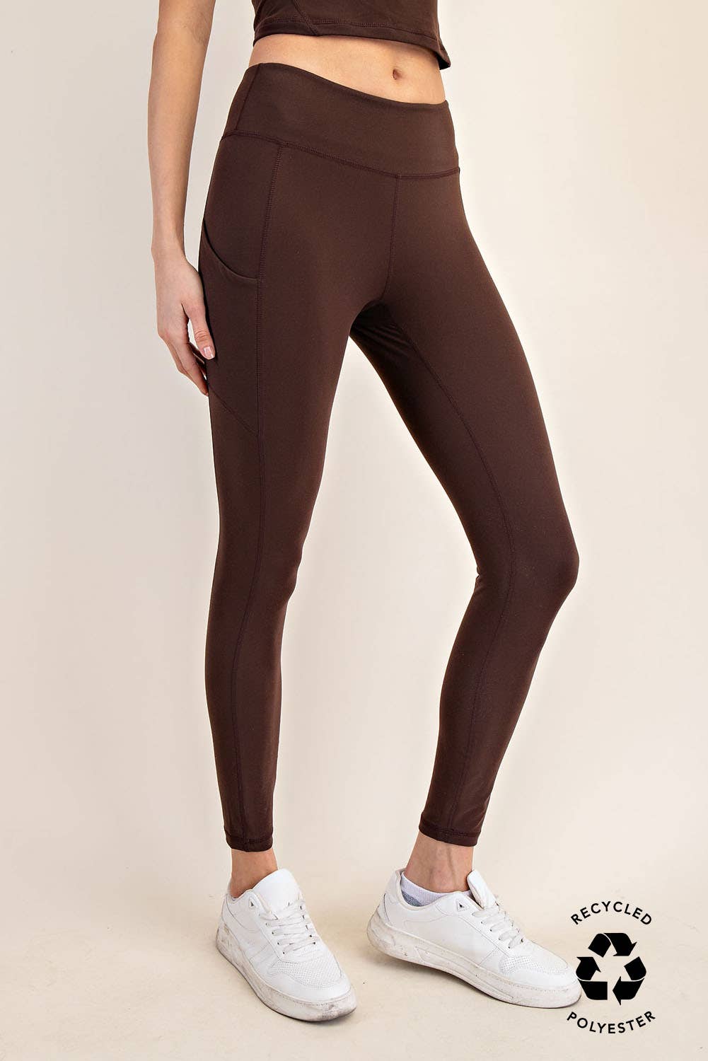 Expresso Butter Basic Leggings with Pockets