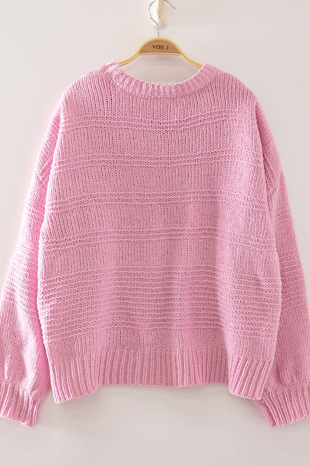 12W3747N-Boat Neck Oversized Knit Sweater: SAGE / S-M-L/2-2-2