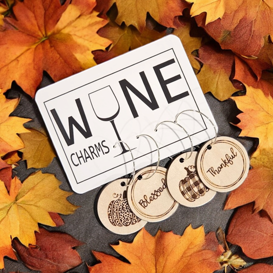 Fall Wine Charms