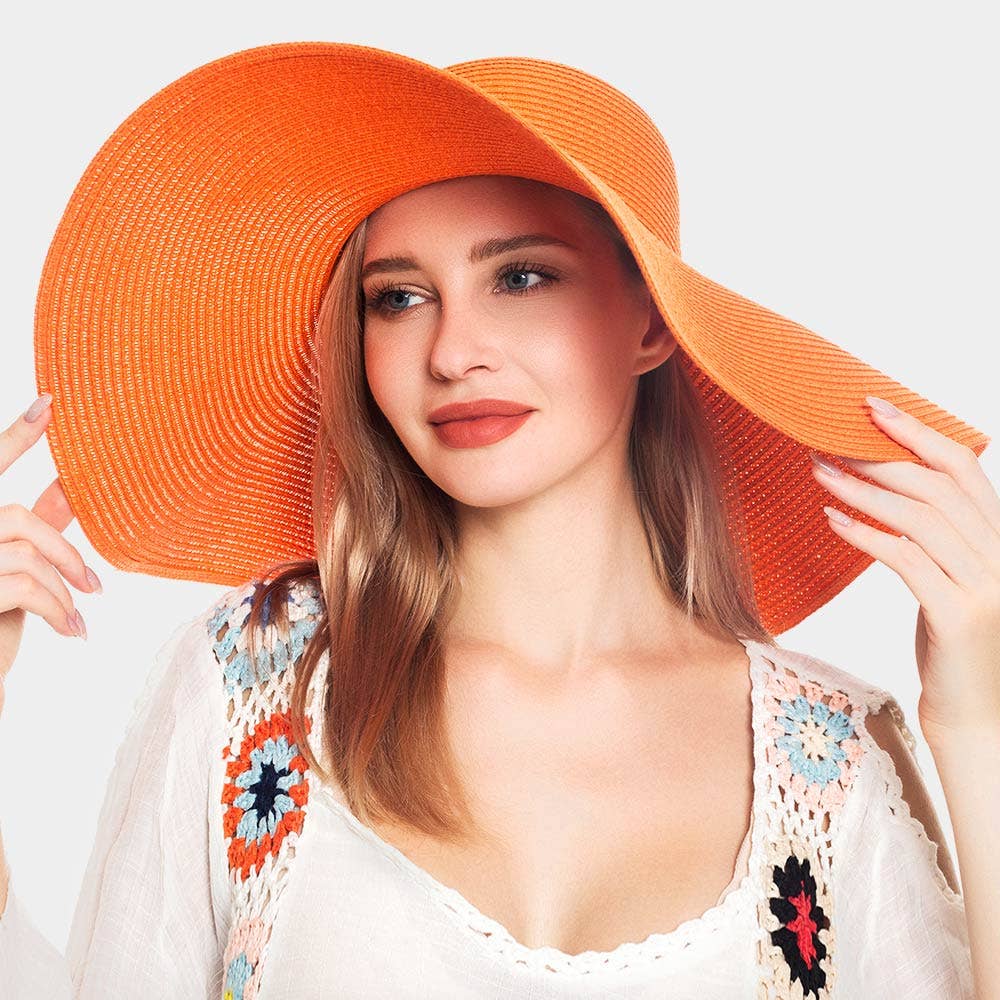 Solid Straw Sun Hat
: Beige