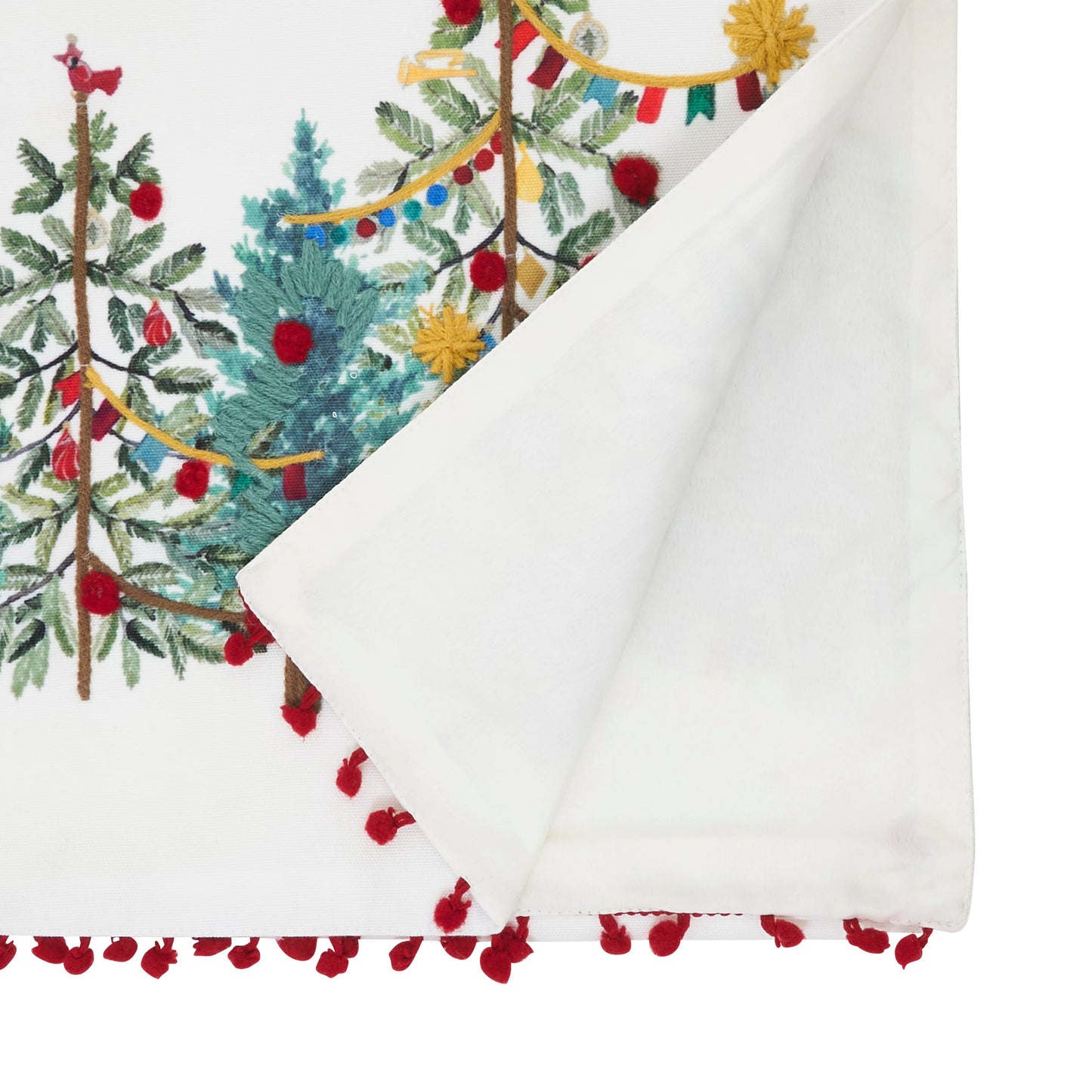 Christmas Trees Design Table Runner: 16"x72"