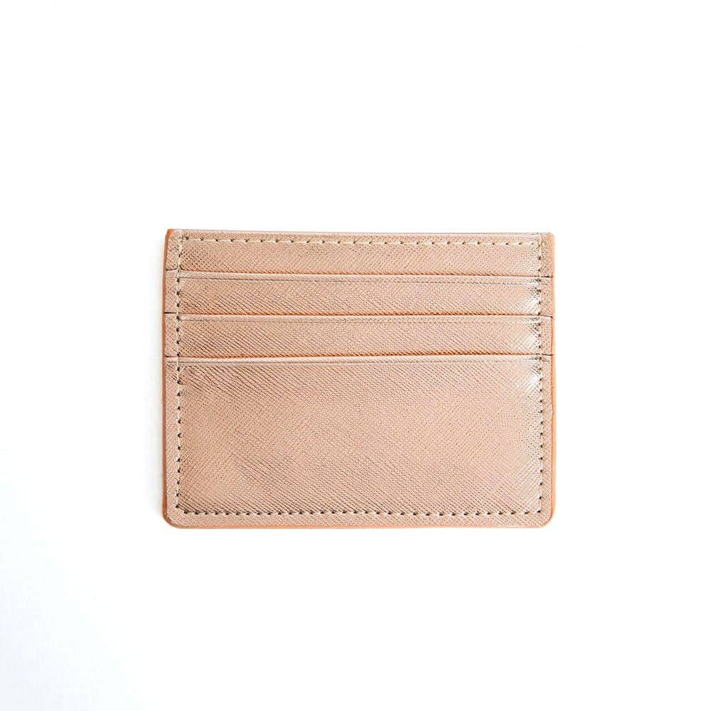 Beige Multi Slotted Cardholder/Wallet