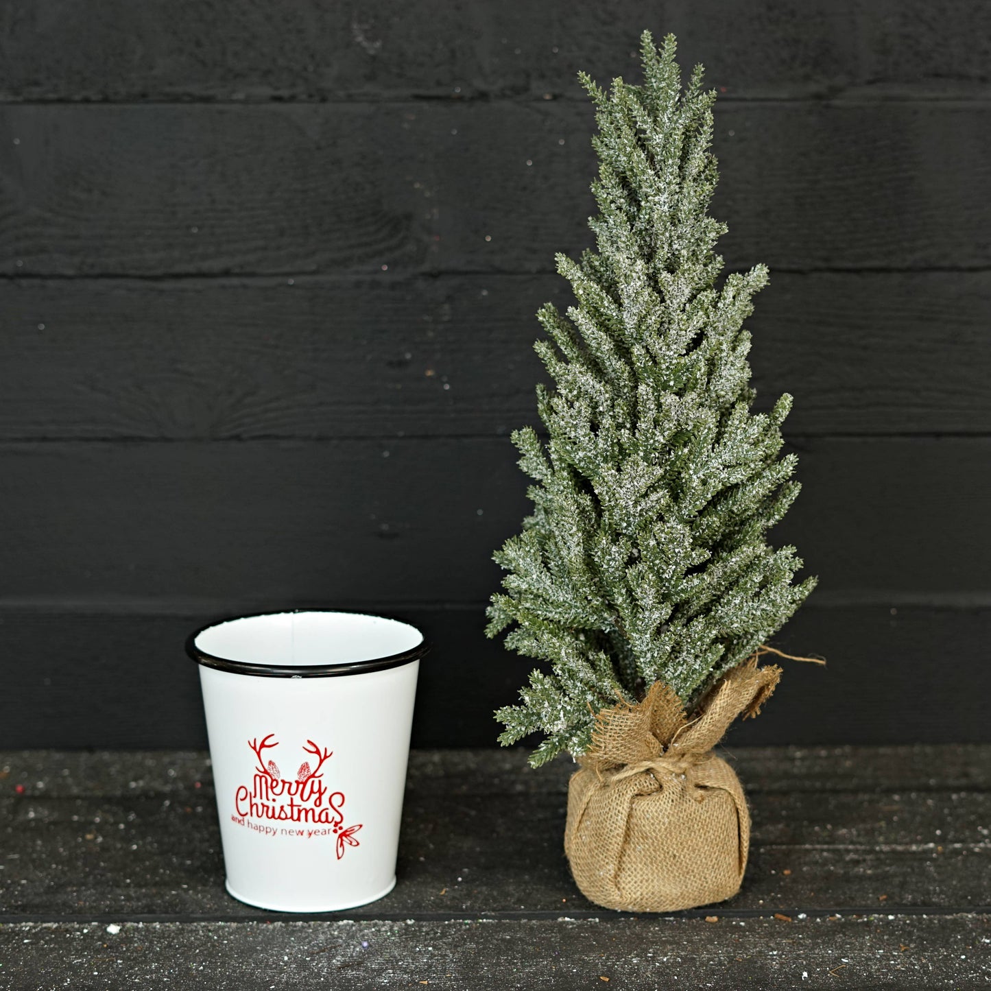 24i Inch Snowy Cypress Pine Tree