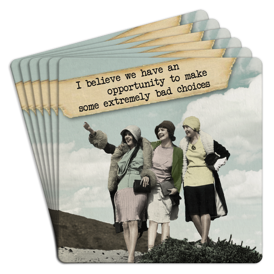 "I believe we have the opportunity.." Paper Coaster 6 Pack
