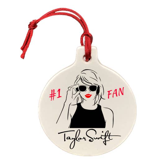 "Number One Taylor Fan" Ornament