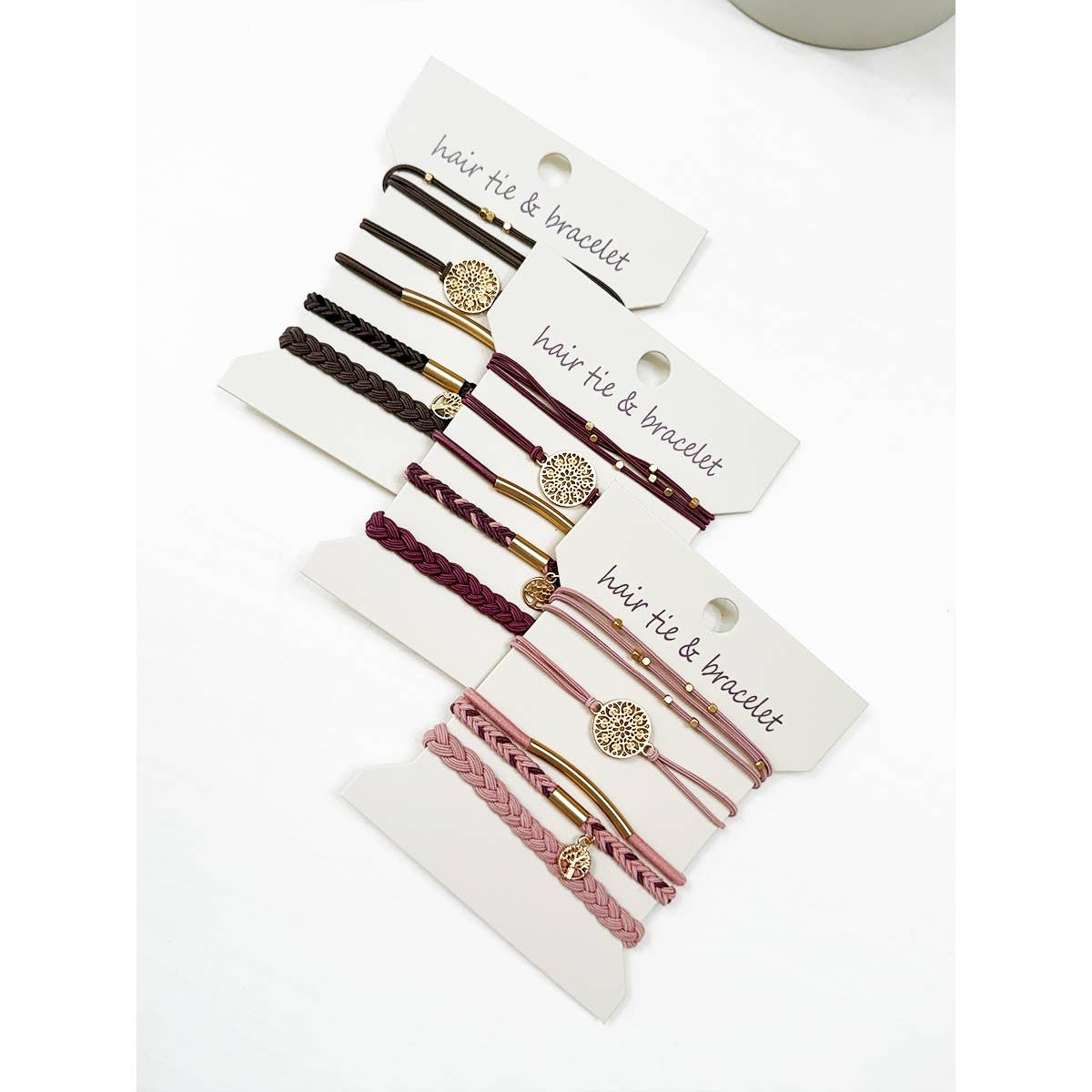 Boho Inspired Mandala Hair Tie Bracelets