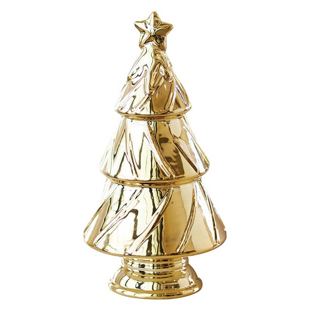 Gold Ceramic Christmas Tree