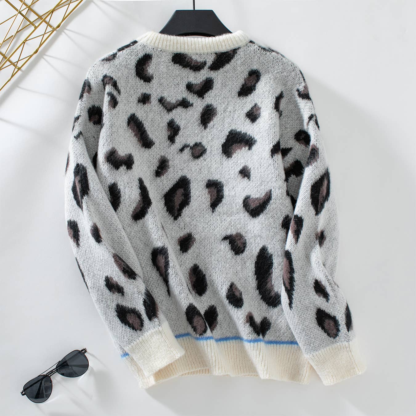 Soft Leopard Print Sweater