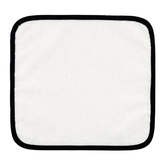 White Bow Washcloth Set