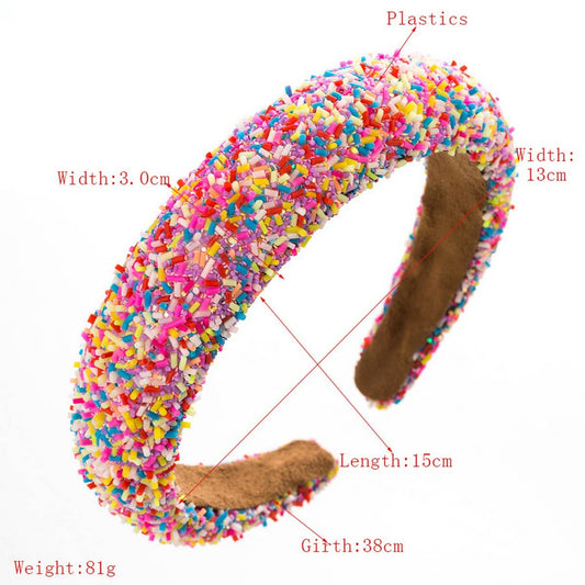 Pink Ice Cream Cake Headband