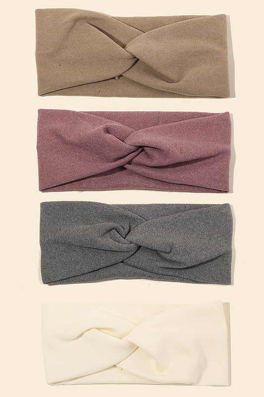 Extra Soft Four Piece Headband Set