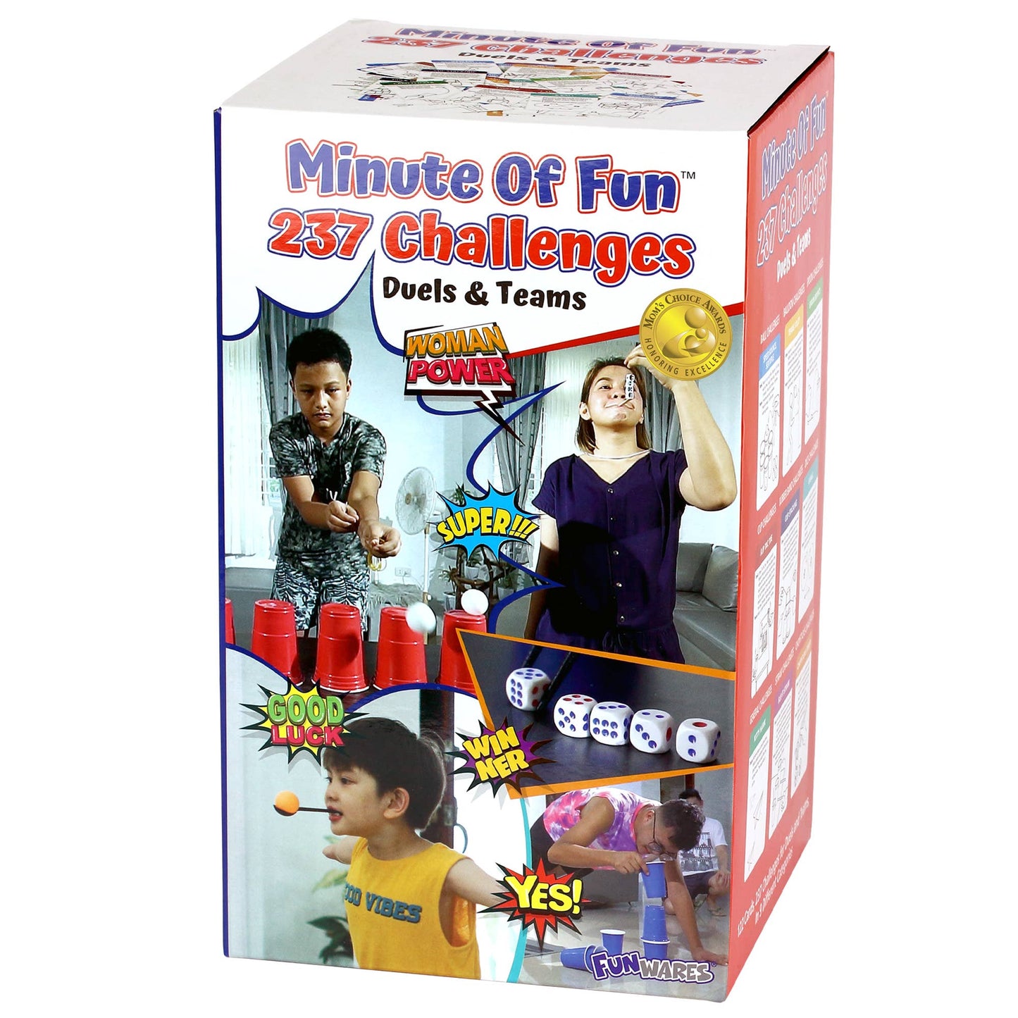 Minute of Fun Card Game Set for Kids and Adults