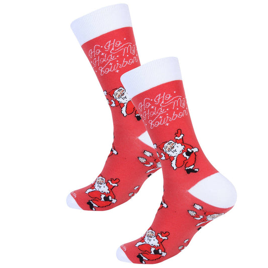 Ho Ho Hold My Bourbon Socks