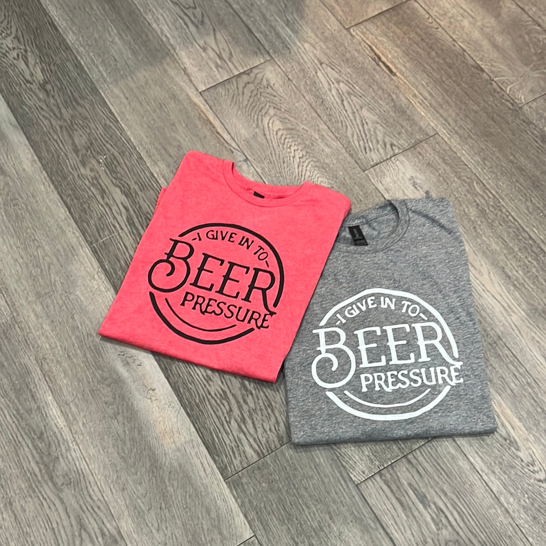 "Beer Pressure" Unisex Graphic T-shirt