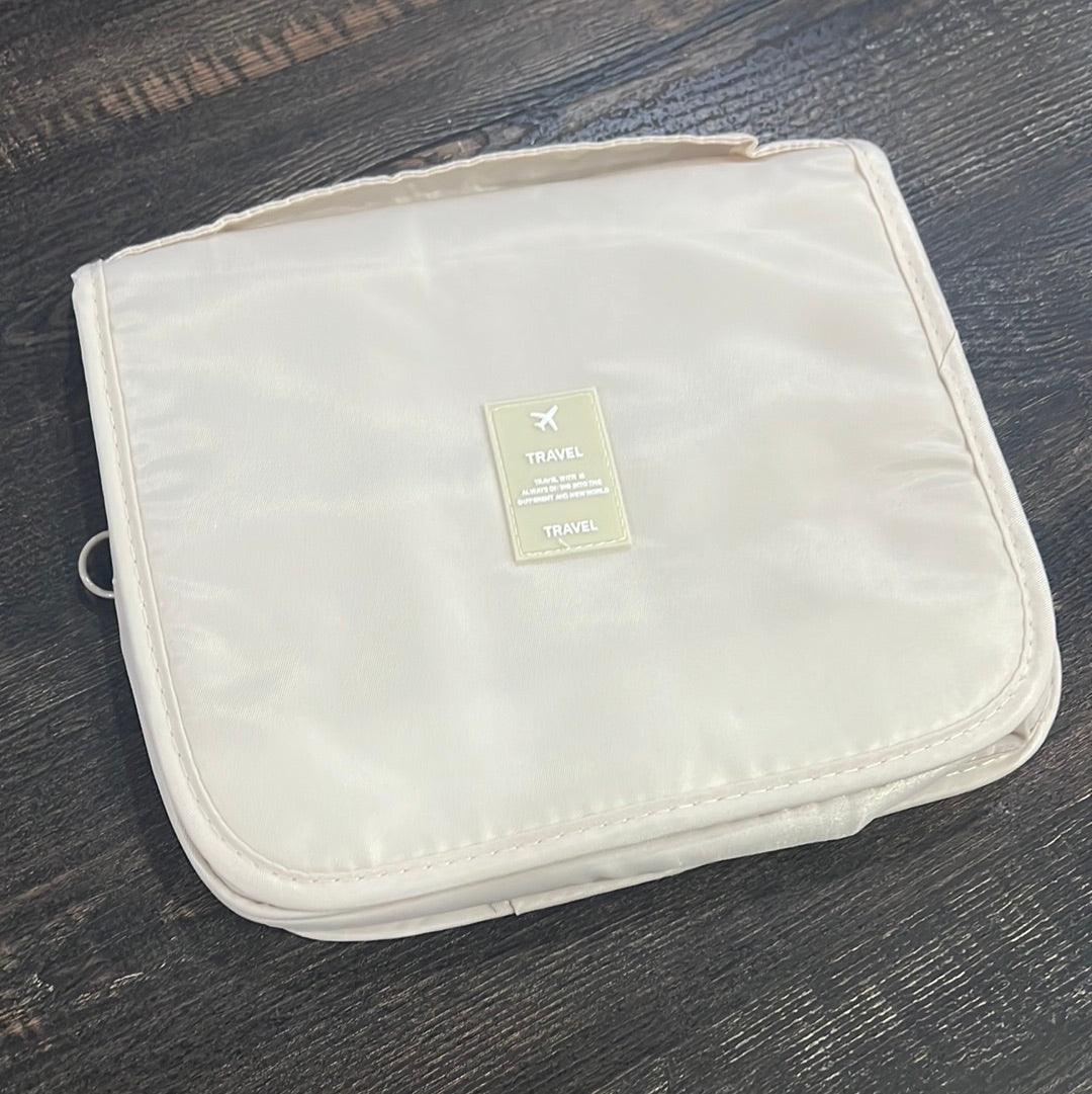 Light Tan Portable Travel Storage Bag