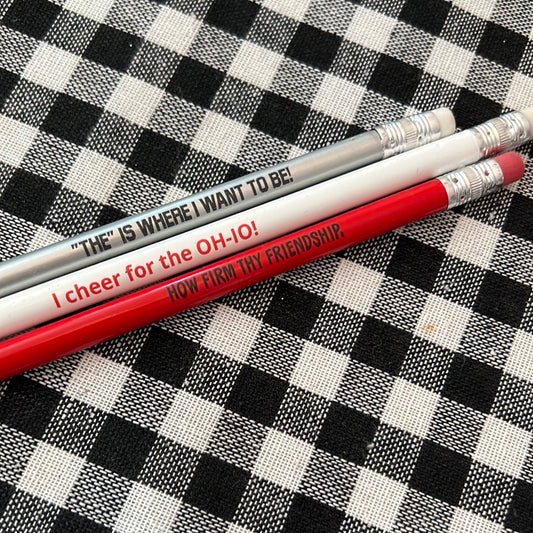 Ohio State Themed Pencil Set