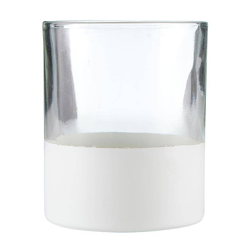 Petite Vase with Matte White Base