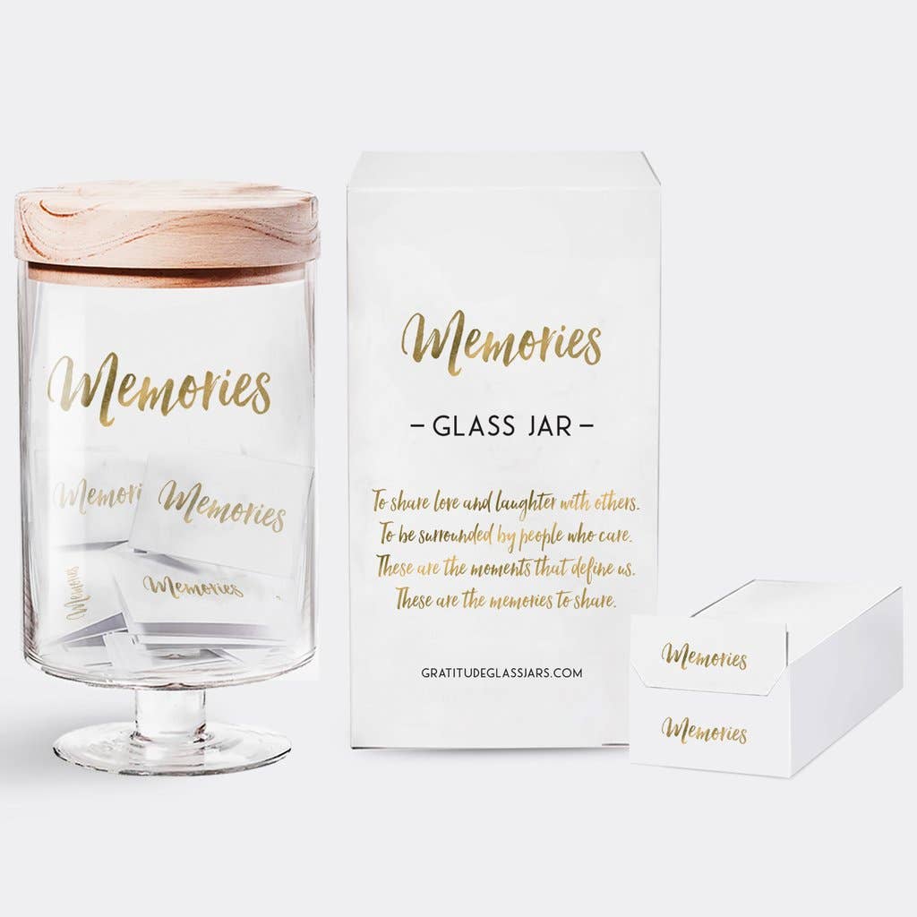 Memories Glass Jar