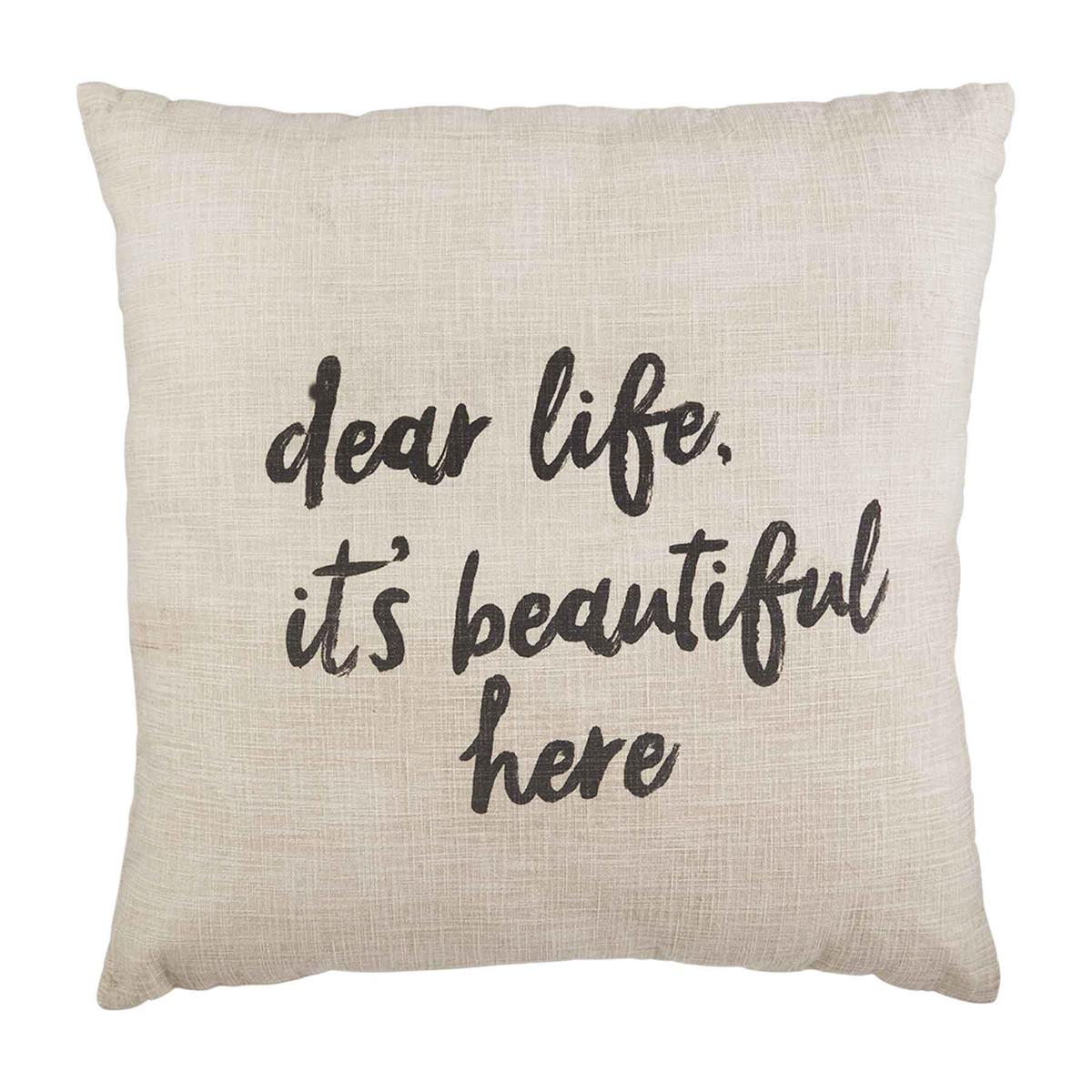 "Dear Life" Pillow