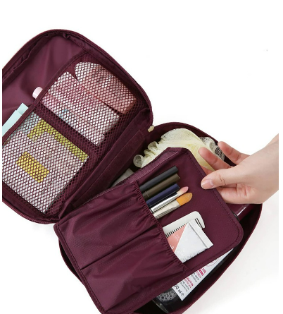 Maroon Portable Travel Storage Bag