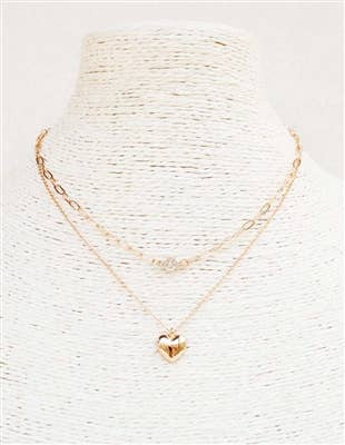 Gold Dainty Circle Layered 16"-18" Necklace