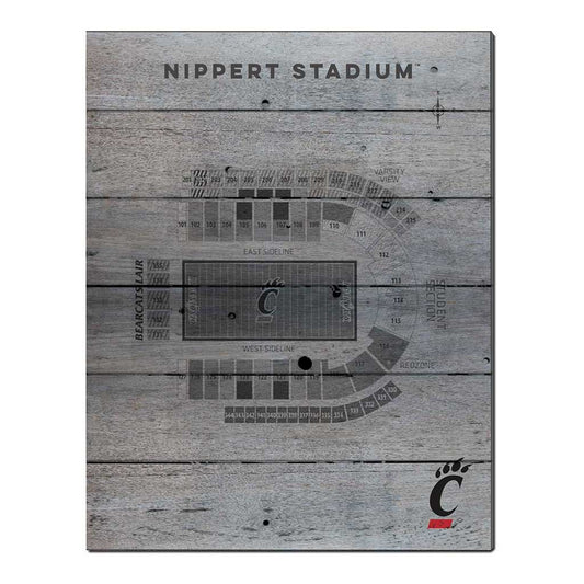 16x20 Seating Chart Cincinnati Bearcats