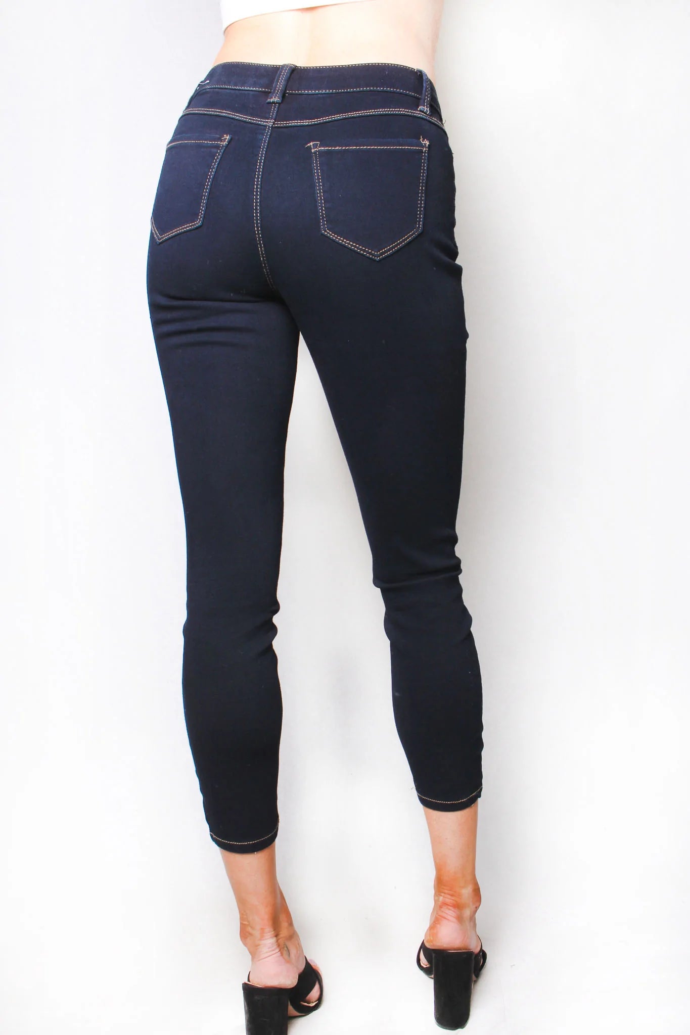 SALE Dark High Waisted Skinny Jeans