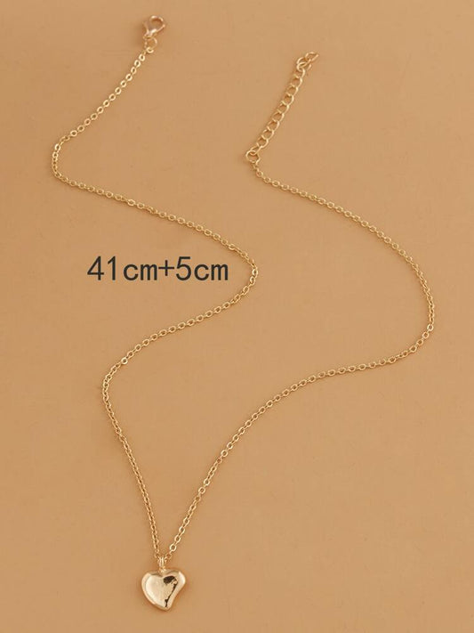 "I Love You" Heart Charm Necklace