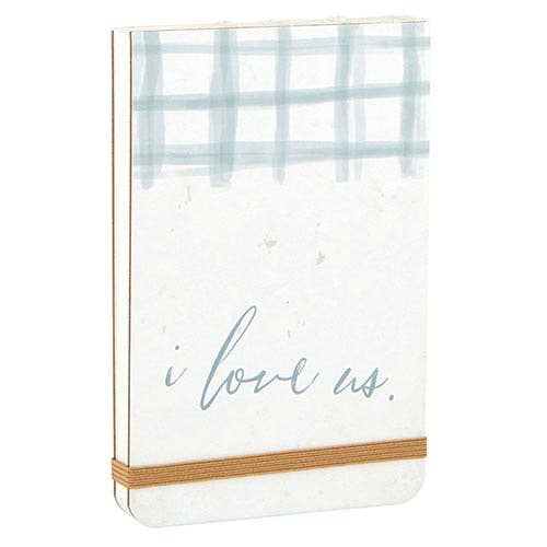 "I Love Us" 3x5 Hardcover Notepad