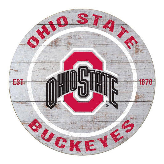 20x20 Circle Ohio State Buckeyes