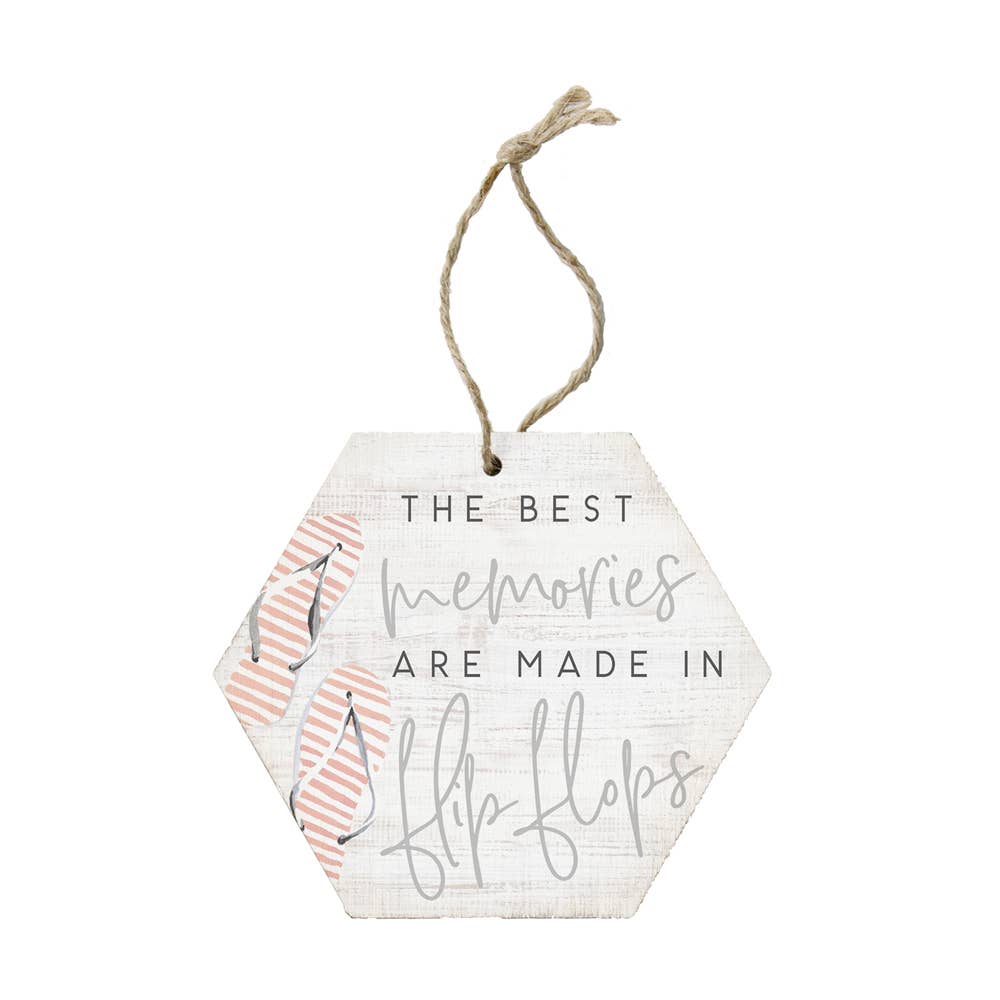 Best Memories In Flip Flops-Ornament