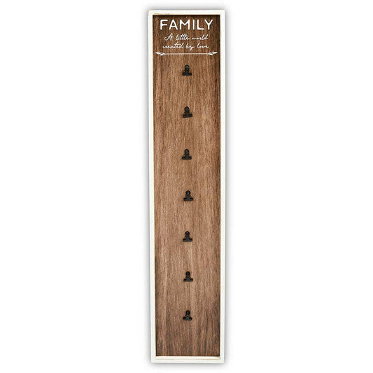 Large Wood Clip Sign-Family