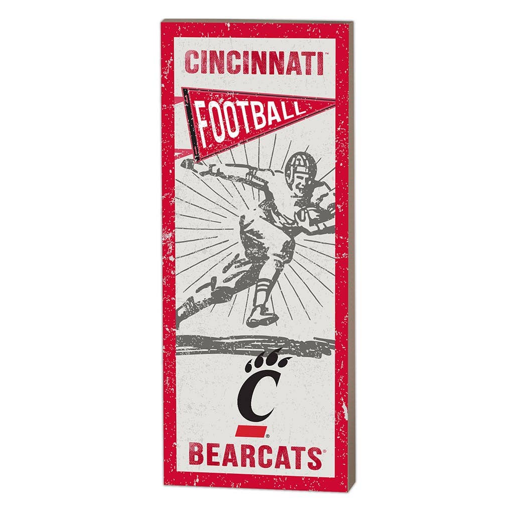 7x18 Football Cincinnati Bearcats